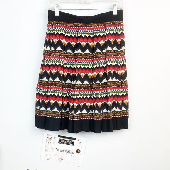 Anthropologie Fei Denpasar multicolor skirt Sz 4 - Picture 3 of 8